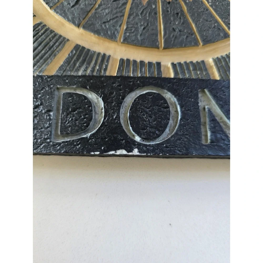 The Encore Group Stone Sol Wisdom Plaque Celestial Sun Moon Wall Art SG-1644